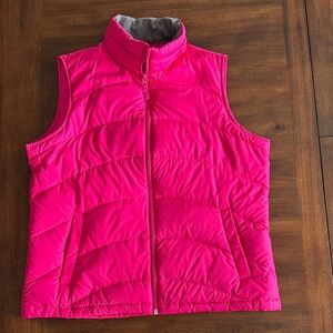 Lands' End Fuchsia Puffer Vest